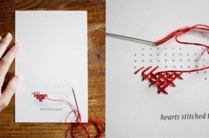 Thiệp valentine handmade pixel