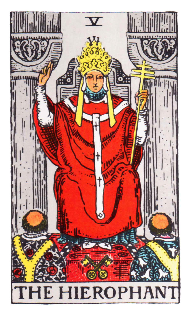 Lá The Hierophant
