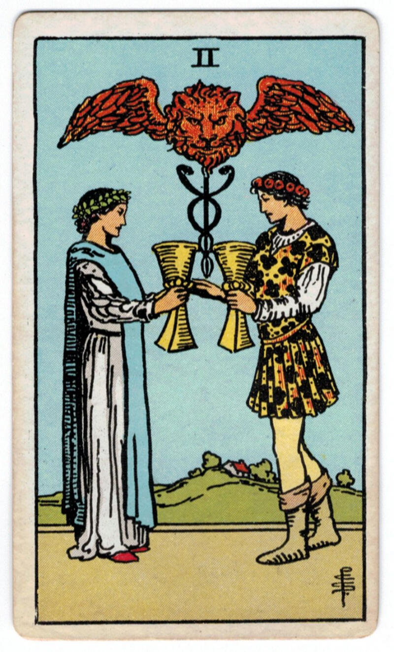 Lá Two of Cups