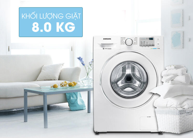Máy giặt Samsung WW80J4233GW/SV