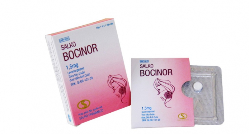Thuốc tránh thai Bocinor (Levonorgestrel 1,5mg)