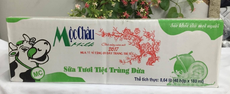 Sữa tươi tiệt trùng Mộc Châu