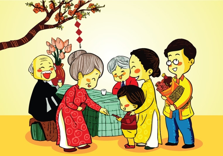 Bài thơ chúc tết cho trẻ mầm non: Chúc tết