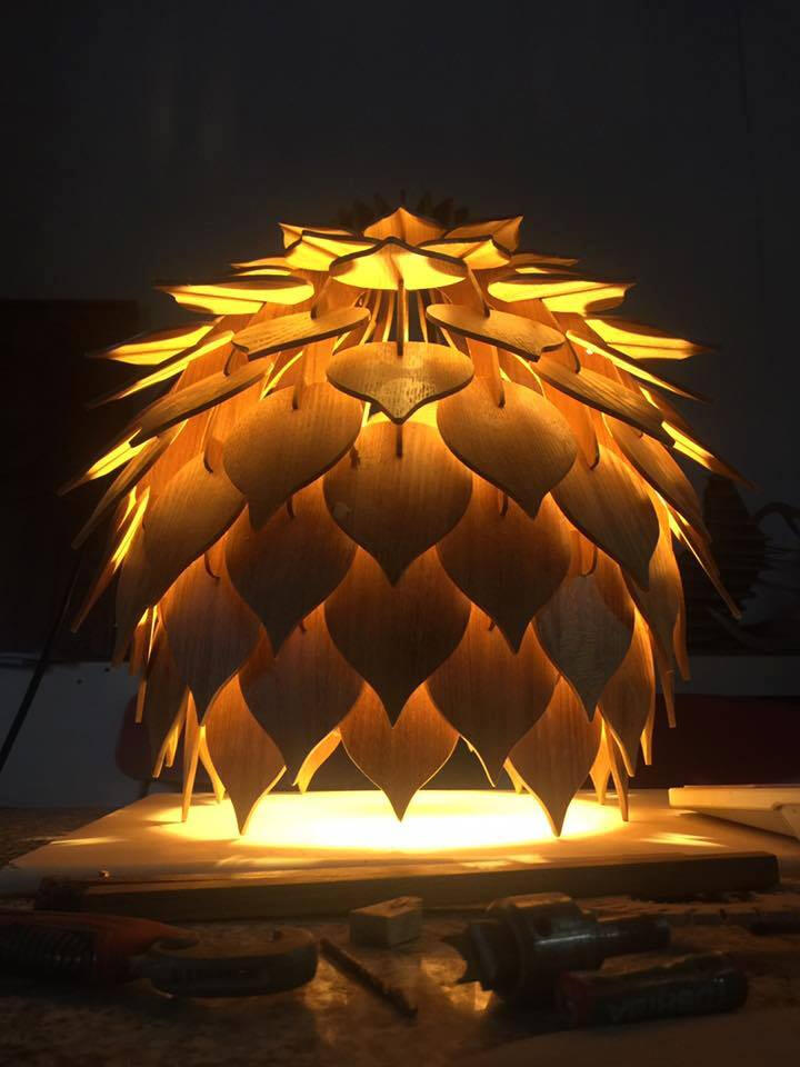 Đèn gỗ trang trí Đà nẵng