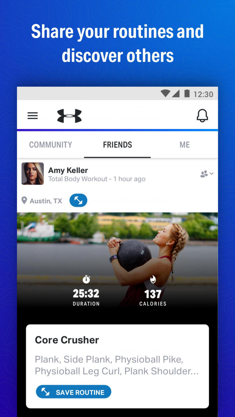 Map My FitnessWorkout Trainer