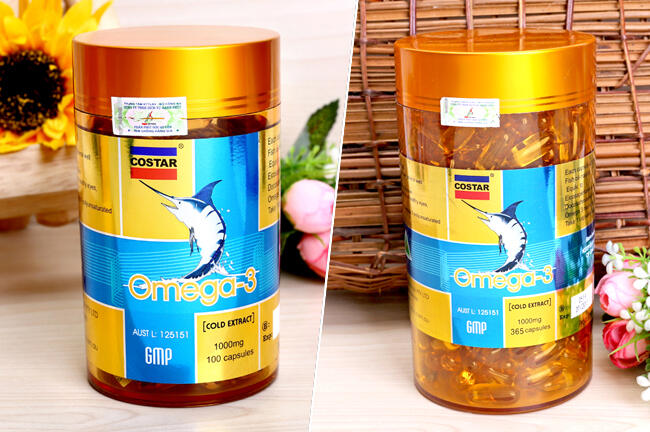 Dầu cá Costar Omega 1000mg