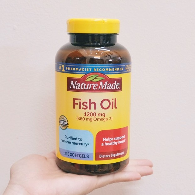 Viên dầu cá Nature Made Fish Oil 1200mg