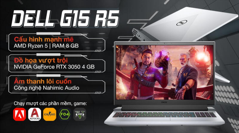 Laptop Dell Gaming G15 5515 R5