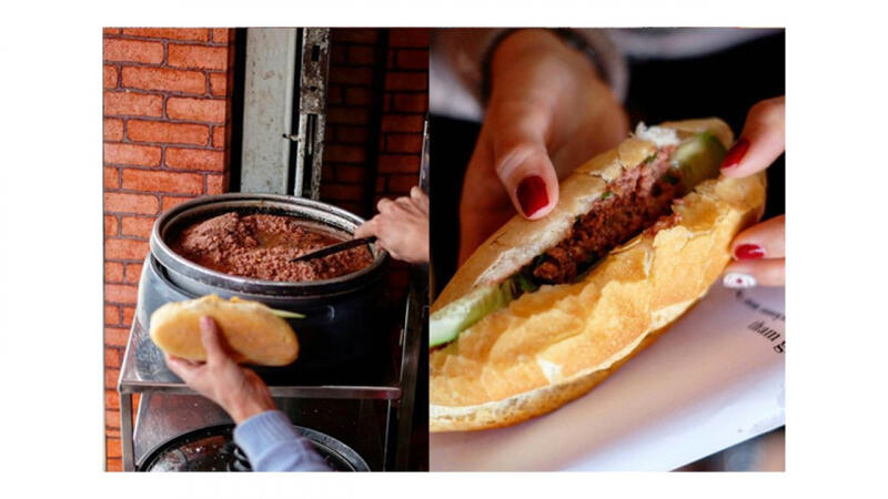 Bánh mì pate Chả Cá