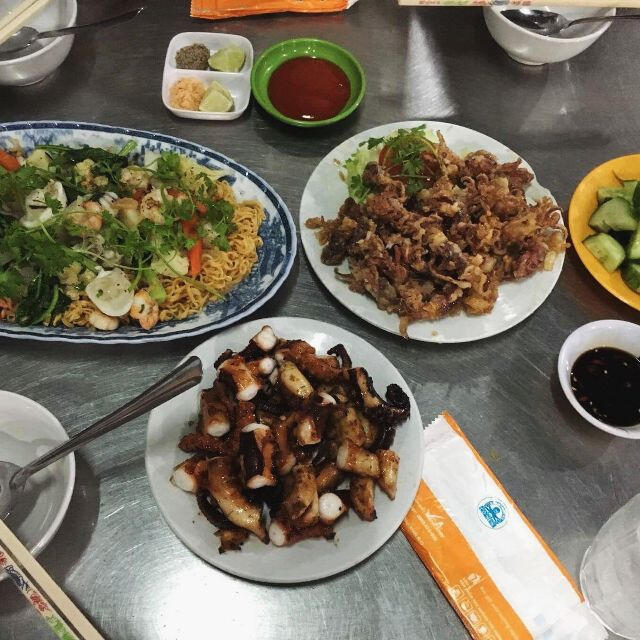 Bạch tuộc nướng