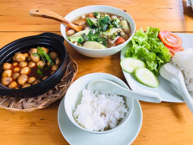 Bếp chay Cỏ Mây