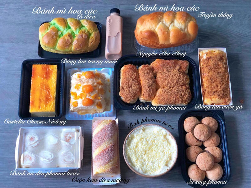 Bánh bông lan phô mai tươi Nguyễn Thị Thu Thủy