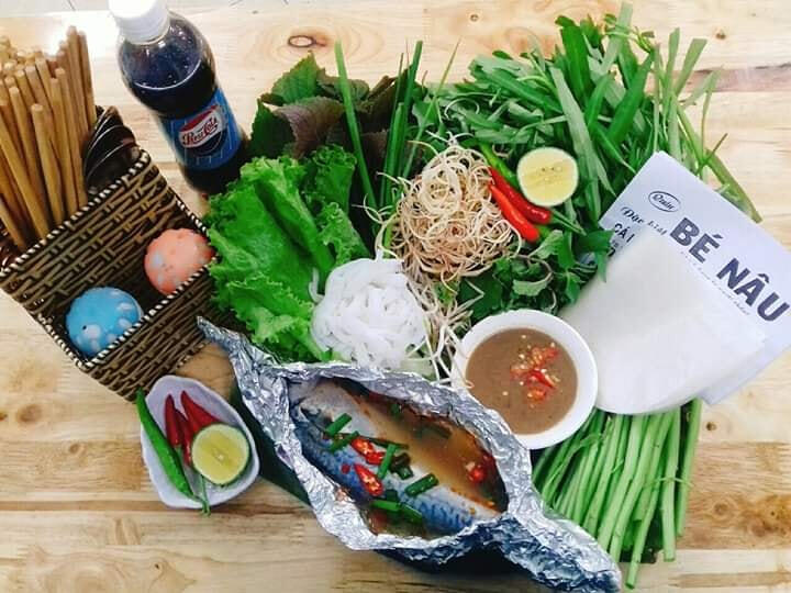 Cá Nục Cuốn Bánh Bé Nâu