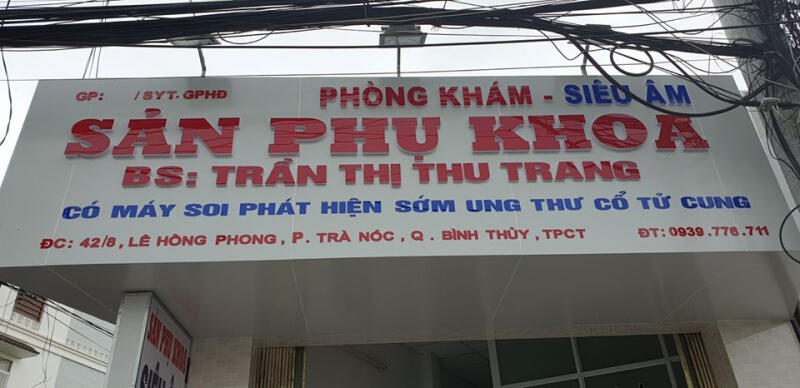 Phòng Khám Sản Phụ Khoa BS, Trần Thị Thu Trang