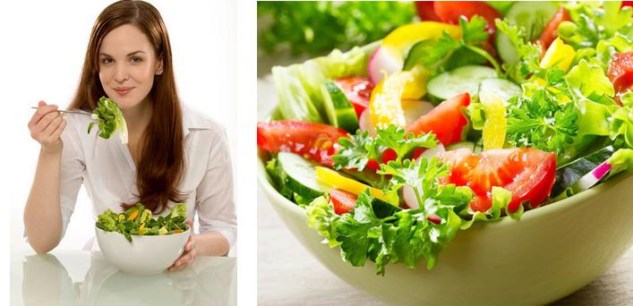 Ăn salad trước bữa ăn