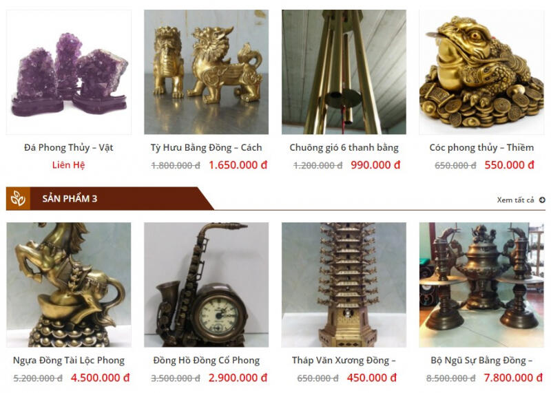 Vật phẩm Phong thủy Vũng Tàu