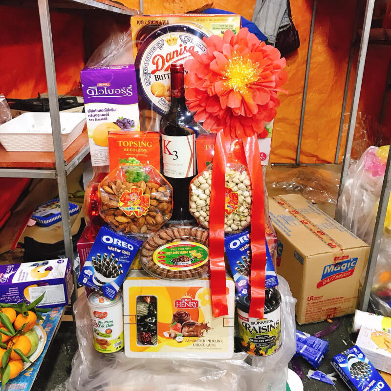 Giỏ Quà Bánh Mứt Bé Hà - Ly Lai