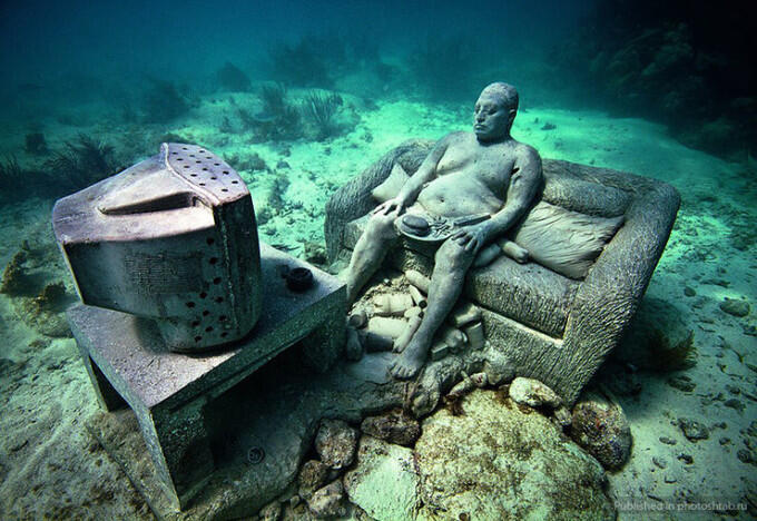 Bảo tàng dưới nước MUSA - Cancun, Mexico